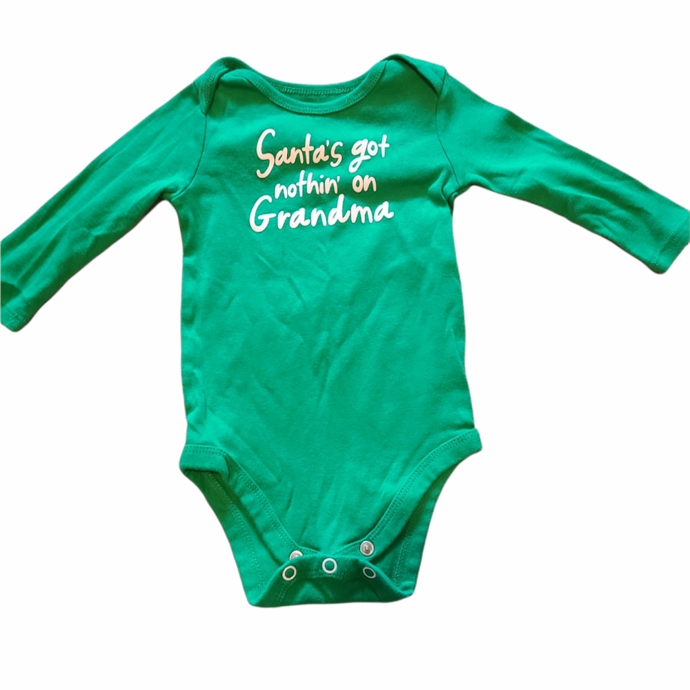 Green Christmas onsie